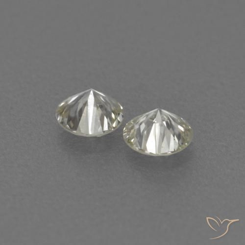 Diamond Gemstones in 2.8 mm (calibrated) Size for Sale, Diamond Stones in L Color