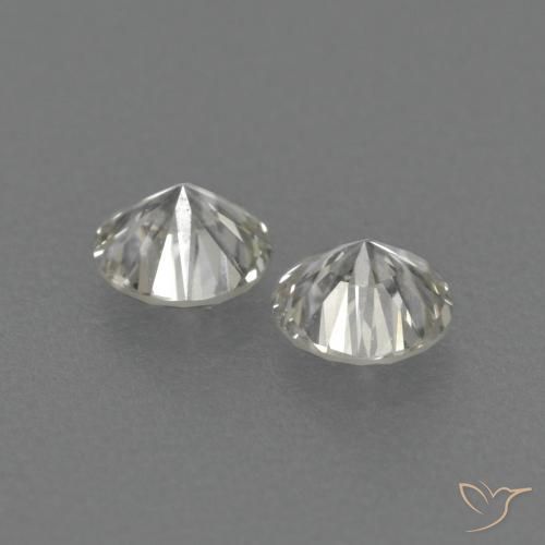 Diamond Gemstones in 3.2 mm Size for Sale, Diamond Stones in L Color