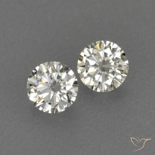 3.5mm champagne natural diamond loose faceted round 0.17 carats 