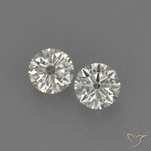0.21ctw Natural H Diamond, Round, VVS-VS