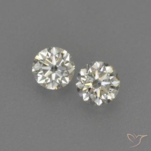 0.17 ctw White Diamond Gemstones, Diamond Gems in Diamond-Cut Shape for Sale.