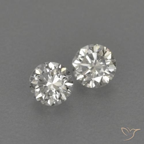 0.21 ctw White Diamond Stones, Natural Diamond in Diamond-Cut Shape for Sale