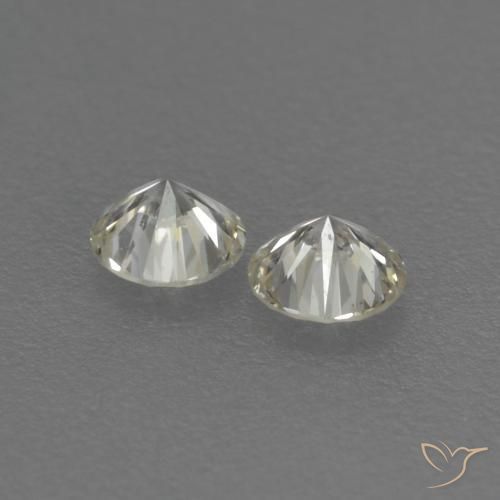 Diamond Gemstones in 2.7 mm (calibrated) Size for Sale, Diamond Stones in L Color