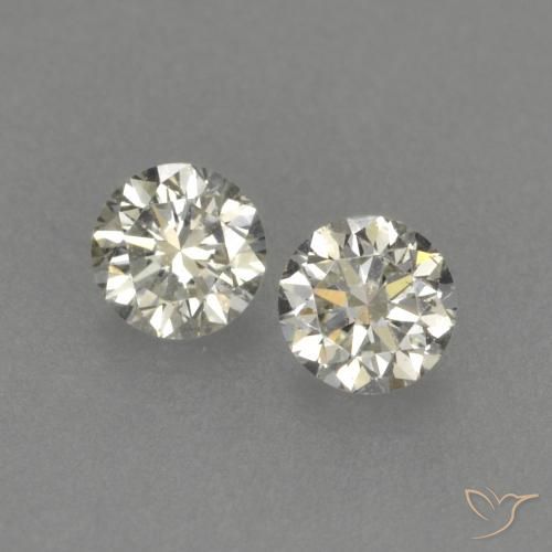0.17 ctw White Diamond Gemstones, Diamond Gems in Diamond-Cut Shape for Sale.