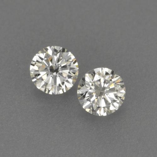 Warm White Diamond Gem - 0.1ct Diamond-Cut (ID: 567462)