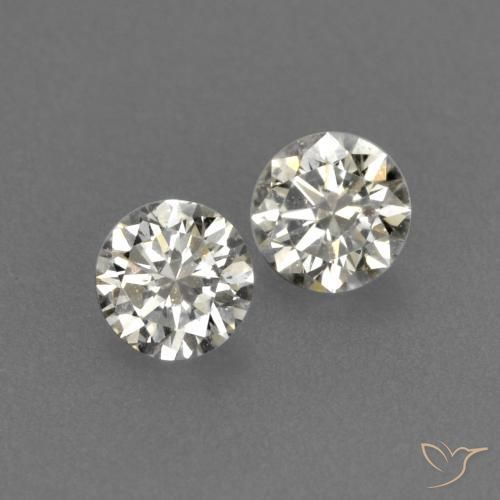 0.14 ctw White Diamond Stones, Natural Diamond in Diamond-Cut Shape for Sale