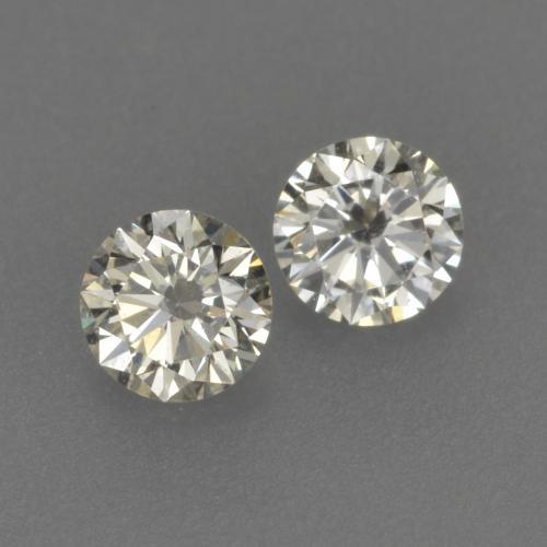 Warm White Diamante Gem - 0.1ct Taglio brillante (ID: 567466)