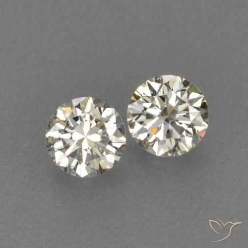 0.16ctw Natural L Diamond, Round, VVS-VS