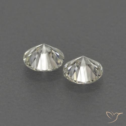 Diamond Gemstones in 2.7 mm (calibrated) Size for Sale, Diamond Stones in J Color