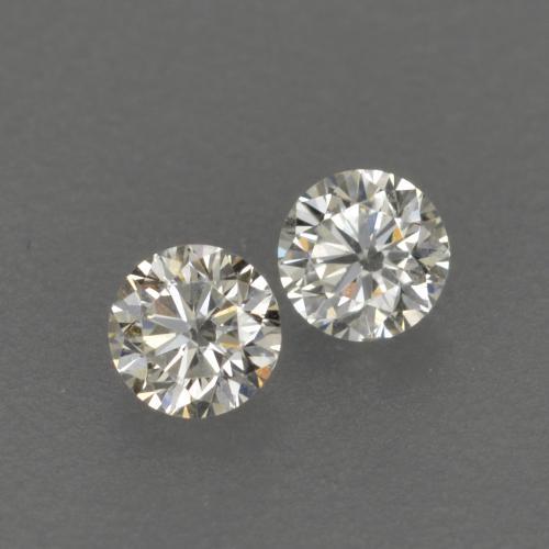 Warm White Diamond Gem - 0.1ct Diamond-Cut (ID: 567472)