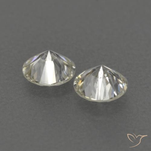 0.2ct White Diamond Gemstones | Diamond Cut | 3 mm | GemSelect