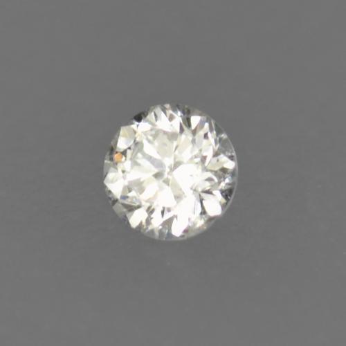 0.01 ct White Diamond Stone, Natural Diamond in Diamond-Cut Shape for Sale