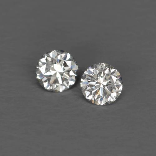 0.03 ctw White Diamond Gemstones, Diamond Gems in Diamond-Cut Shape for Sale.