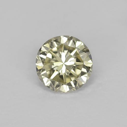 Diamante Amarillo Corte Diamante de 2,8mm de India, peso de 0.08ct, piedra preciosa No tratado de forma natural en claridad VS, Diamante de 1 pieza: el color es Amarillo claro, dureza Mohs de 10 - 10 Adecuado para joyas de uso diario, Photo A