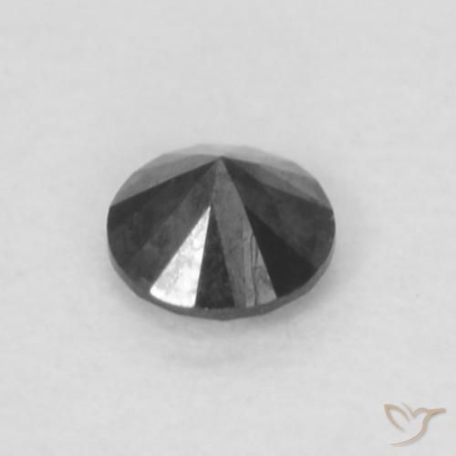 Diamond Gemstone in 2.2 mm (calibrated) Size for Sale, Diamond Stone in Black Color