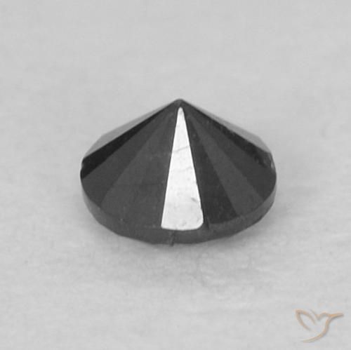 Diamond Gemstone in 2.7 mm (calibrated) Size for Sale, Diamond Stone in Black Color