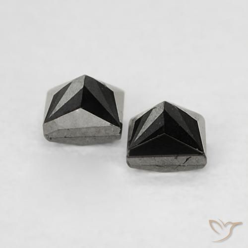 Diamond Gemstones in 2.2 x 2.2 mm Size for Sale, Diamond Stones in Black Color