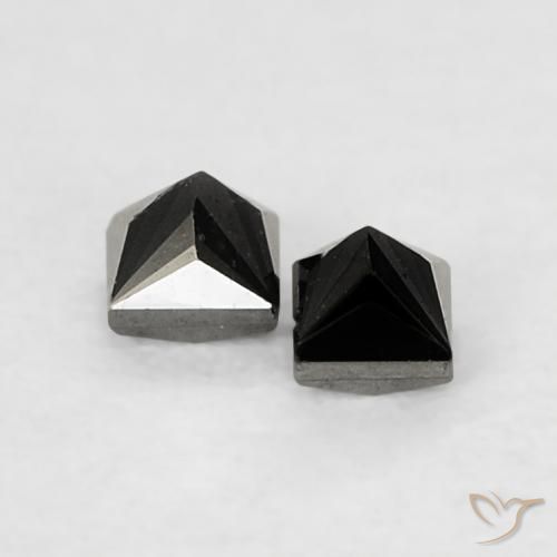 Diamond Gemstones in 1.9 x 1.8 mm Size for Sale, Diamond Stones in Black Color