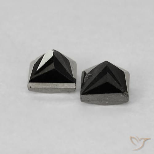 Diamond Gemstones in 2.2 x 2.1 mm Size for Sale, Diamond Stones in Black Color
