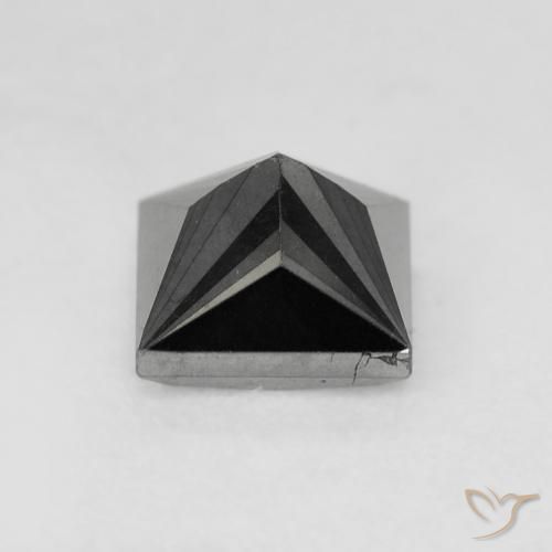 Diamond Gemstone in 5 x 5 mm (calibrated) Size for Sale, Diamond Stone in Black Color