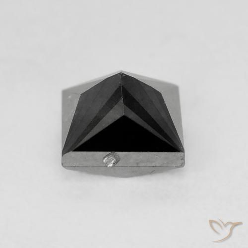 Diamond Gemstone in 5.1 x 4.8 mm Size for Sale, Diamond Stone in Black Color