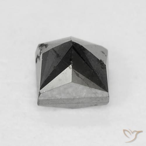 Diamond Gemstone in 3.2 x 3.2 mm Size for Sale, Diamond Stone in Black Color