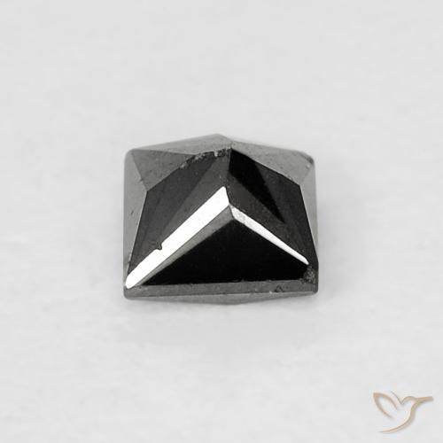 Diamond Gemstone in 2.8 x 2.7 mm Size for Sale, Diamond Stone in Black Color