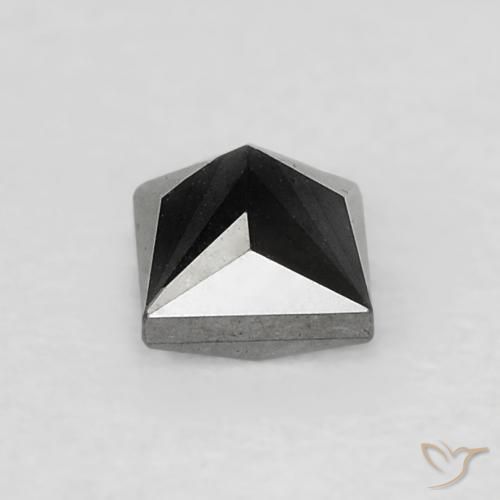 Diamond Gemstone in 3 x 3 mm (calibrated) Size for Sale, Diamond Stone in Black Color