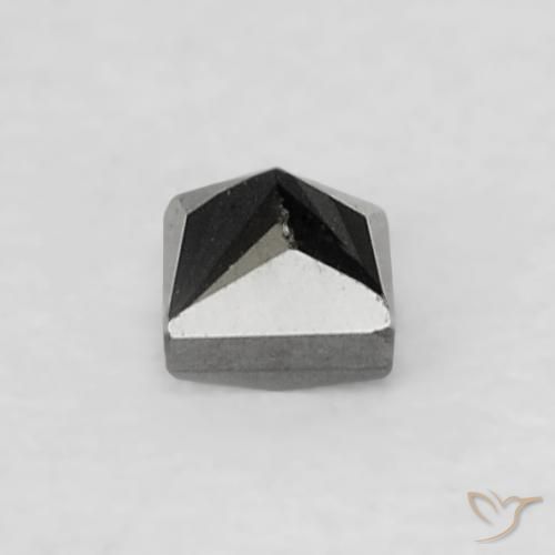 Diamond Gemstone in 2 x 1.9 mm Size for Sale, Diamond Stone in Black Color