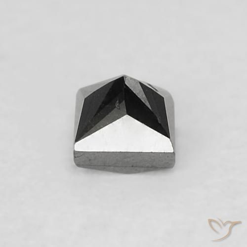 Diamond Gemstone in 2.7 x 2.6 mm Size for Sale, Diamond Stone in Black Color