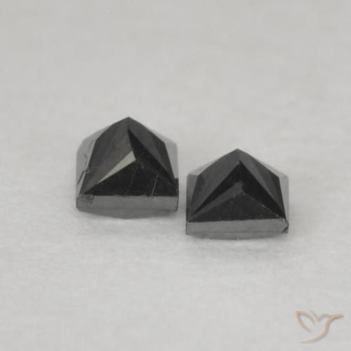 Diamond Gemstones in 2.2 x 2.1 mm Size for Sale, Diamond Stones in Black Color