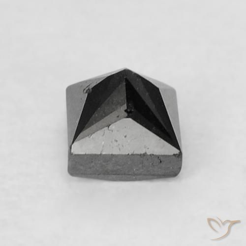 Diamond Gemstone in 2.9 x 2.9 mm Size for Sale, Diamond Stone in Black Color