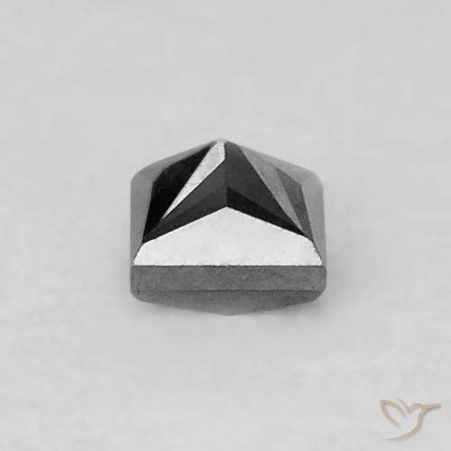 Diamond Gemstone in 2.5 x 2.3 mm Size for Sale, Diamond Stone in Black Color