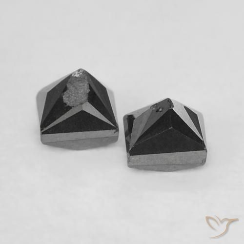 Diamond Gemstones in 2.7 x 2.5 mm Size for Sale, Diamond Stones in Black Color
