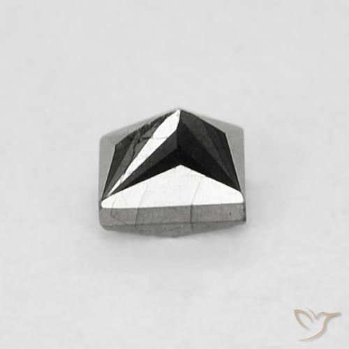 Diamond Gemstone in 2.6 x 2.4 mm Size for Sale, Diamond Stone in Black Color