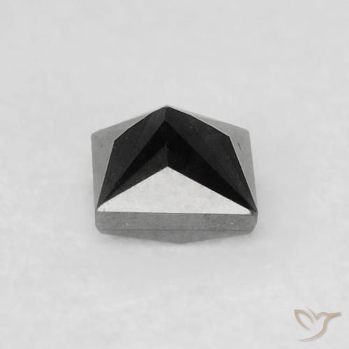Diamond Gemstone in 3.2 x 2.9 mm Size for Sale, Diamond Stone in Black Color