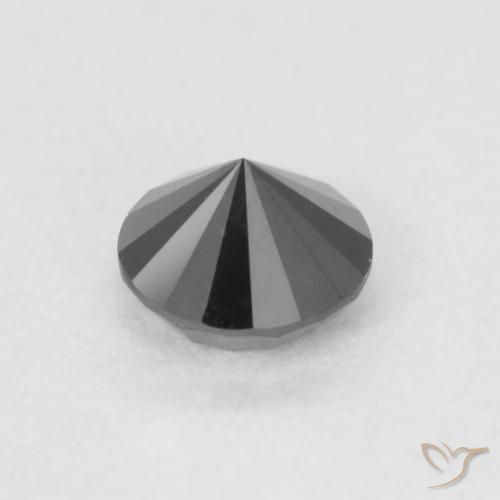 Diamond Gemstone in 3.5 mm (calibrated) Size for Sale, Diamond Stone in Black Color