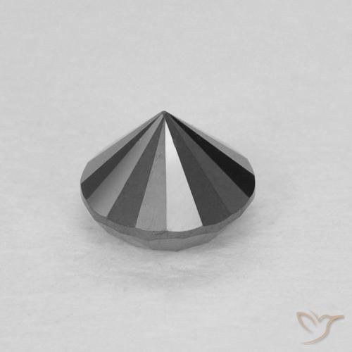 Diamond Gemstone in 3.5 mm (calibrated) Size for Sale, Diamond Stone in Black Color