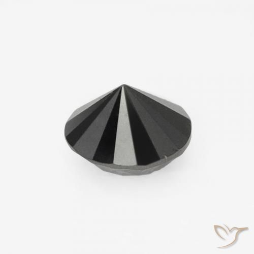 Diamond Gemstone in 3.5 mm (calibrated) Size for Sale, Diamond Stone in Black Color