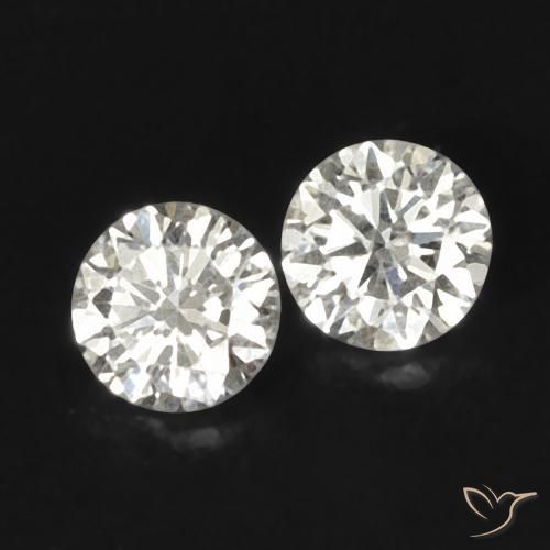 0.16 ctw White Diamond Stones, Natural Diamond in Diamond-Cut Shape for Sale