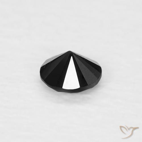 Diamond Gemstone in 2.4 mm (calibrated) Size for Sale, Diamond Stone in Black Color