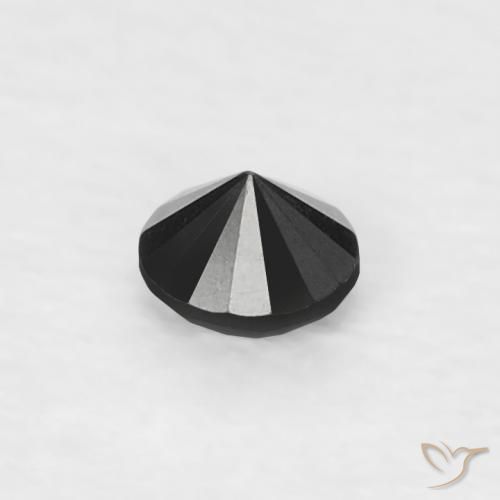 Diamond Gemstone in 2.5 mm (calibrated) Size for Sale, Diamond Stone in Black Color