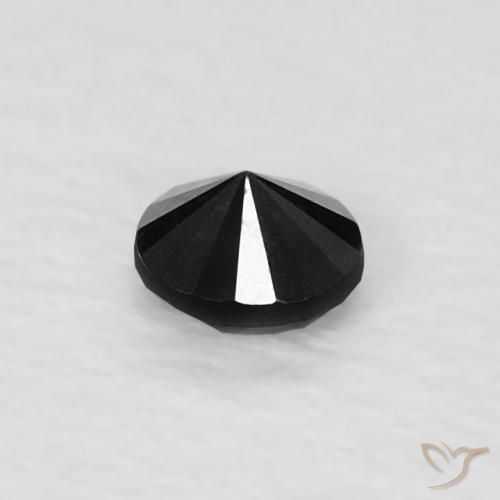 Diamond Gemstone in 2.5 mm (calibrated) Size for Sale, Diamond Stone in Black Color