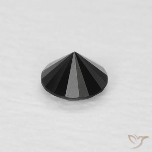 Diamond Gemstone in 2.5 mm (calibrated) Size for Sale, Diamond Stone in Black Color
