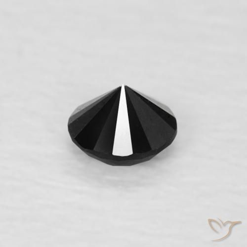 Diamond Gemstone in 2.5 mm (calibrated) Size for Sale, Diamond Stone in Black Color