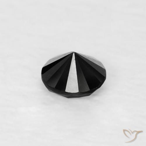 Diamond Gemstone in 2.5 mm (calibrated) Size for Sale, Diamond Stone in Black Color