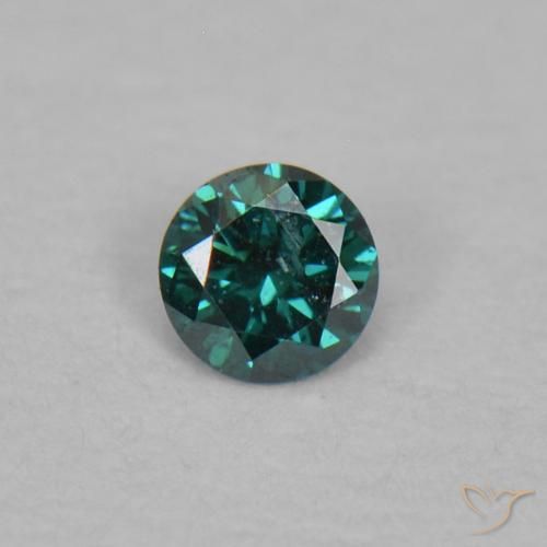 0.02 ct Green Diamond, 1.8 mm Diamond Cut From India, Photo A
