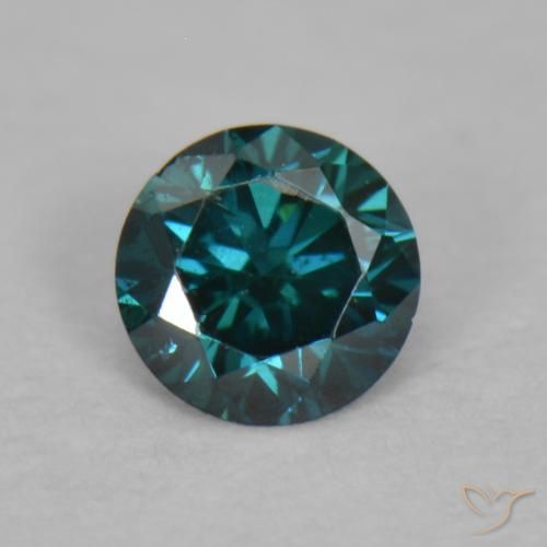 2,5mm grüner Diamant im Diamanten-Schliff aus Indien, Gewicht 0,06 ct, Garantiert echter Edelstein in VS Reinheit, 1 Stück Diamant - die Farbe ist Grün, Mohs-Härte von 10 - 10 Geeignet für den täglichen Gebrauch im Schmuck, Photo A