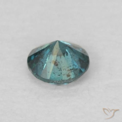 Diamond Gemstone in 2.5 mm (calibrated) Size for Sale, Diamond Stone in Blue Color