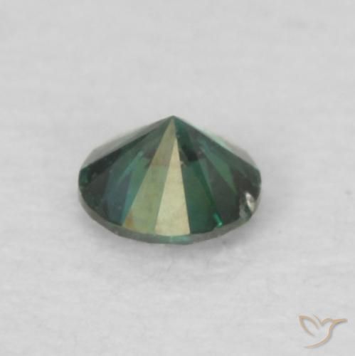 Diamond Gemstone in 2.4 mm (calibrated) Size for Sale, Diamond Stone in Green Color
